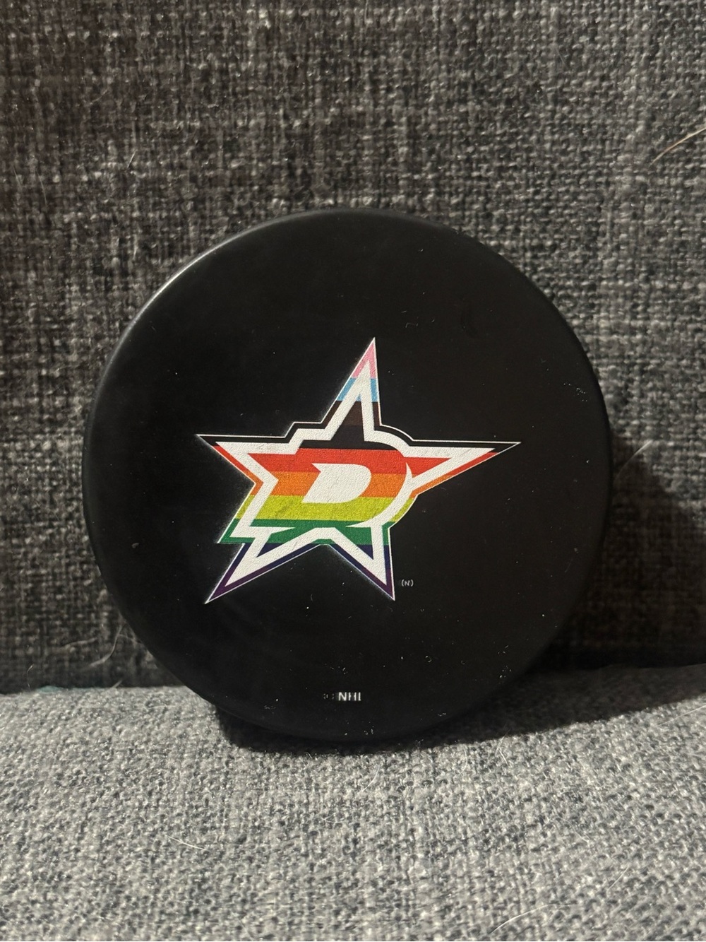 Dallas Stars NHL Pride Night Hockey Puck